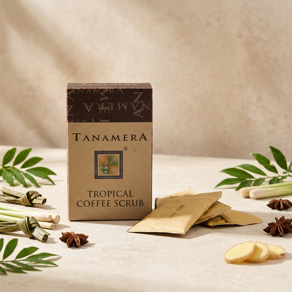 Coffee scrub by TANAMERA, natural coffee body scrub 120g