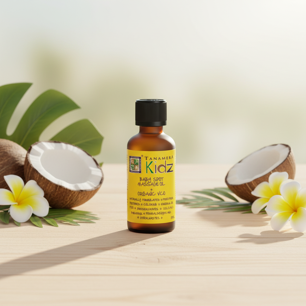 Kidz Baby Spot Massage Oil W/ Organic VCO